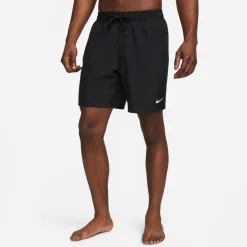 Fitness And Gym Shorts*Nike Mens Dri Fit Form 7 Unlined Versatile Shorts in Black