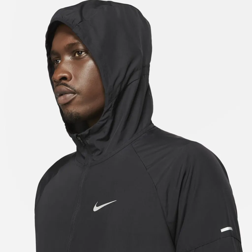 Coats And Jackets*Nike Mens Miler Repel Running Jacket in Black