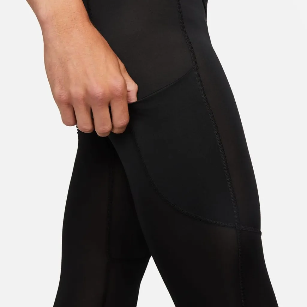 Fitness And Gym Pants*Nike Mens Pro Dri Fit 3 4 Length Fitness Tights in Black