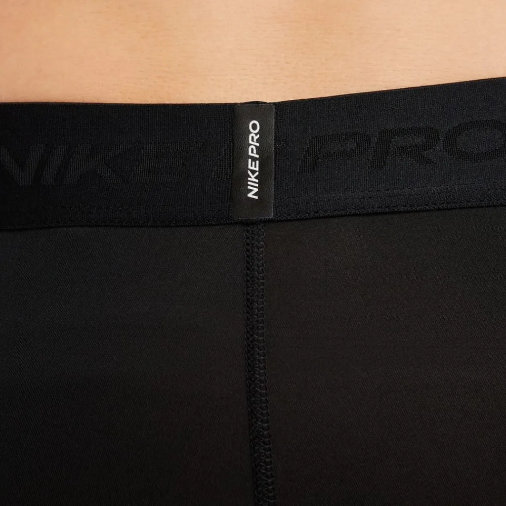 Fitness And Gym Pants*Nike Mens Pro Dri Fit 3 4 Length Fitness Tights in Black