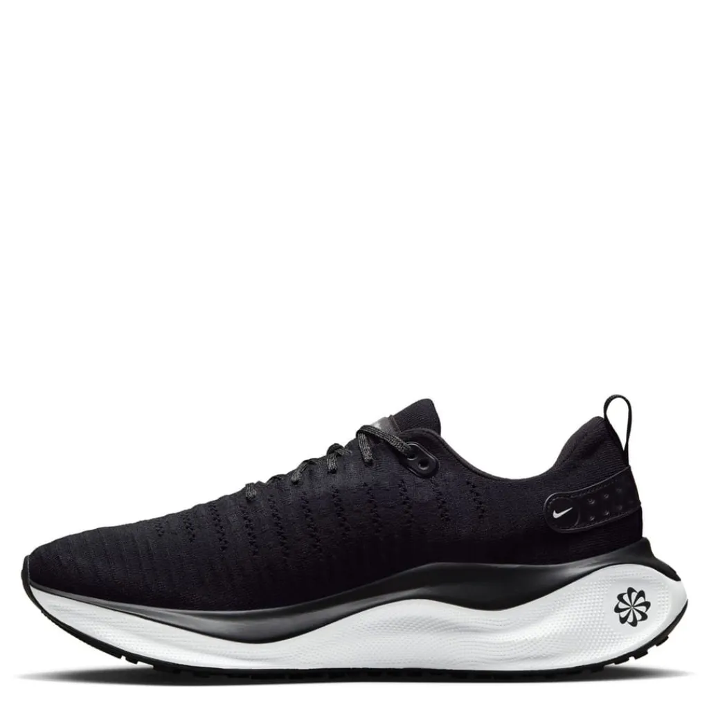 Fitness And Gym Footwear|Running Shoes*Nike Mens React Infinity Run Flyknit 4 Road Running Shoes in Black