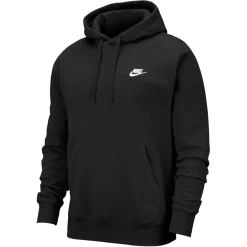 Sweatshirts|Hoodies*Nike Mens Sportswear Club Fleece Pullover Hoodie in Black