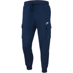 Trousers*Nike Mens Sportswear Club Fleece Cargo Pants in Blue