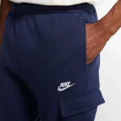 Trousers*Nike Mens Sportswear Club Fleece Cargo Pants in Blue
