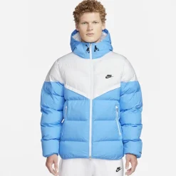 Coats And Jackets*Nike Mens Storm Fit Windrunner Primaloft Hooded Puffer in White