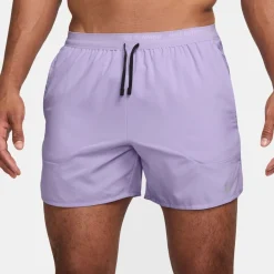 Fitness And Gym Shorts*Nike Mens Stride Dri Fit 5 Brief Lined Running Shorts in Purple