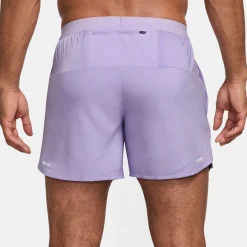 Fitness And Gym Shorts*Nike Mens Stride Dri Fit 5 Brief Lined Running Shorts in Purple