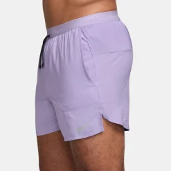 Fitness And Gym Shorts*Nike Mens Stride Dri Fit 5 Brief Lined Running Shorts in Purple