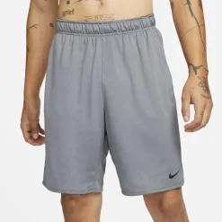 Fitness And Gym Shorts*Nike Mens Totality Dri Fit 9 Unlined Versatile Shorts in Grey