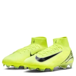 Football Boots*Nike Mercurial Superfly 10 Elite Firm Ground High Top Football Boots in Green