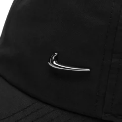 Caps-Hats*Nike Metal Swoosh Cap in Black