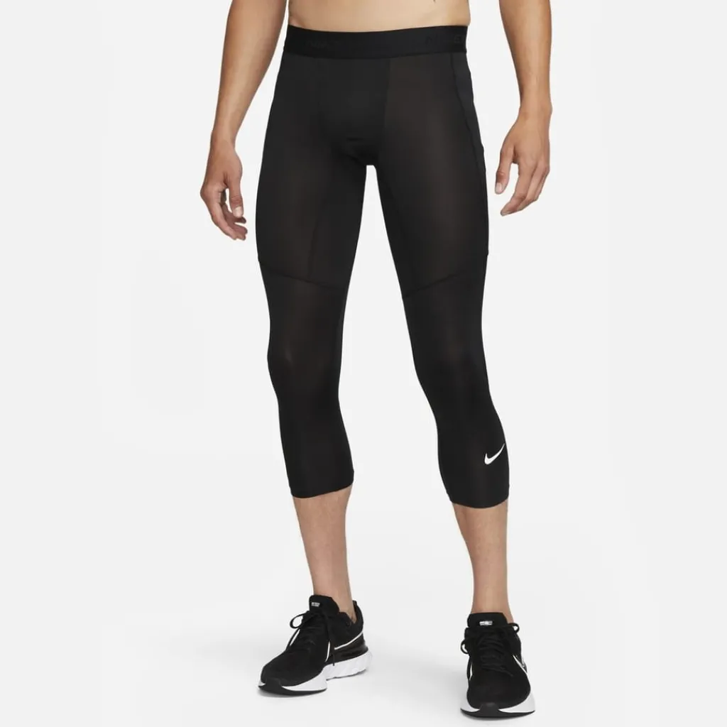Fitness And Gym Pants*Nike Np Df 3qt Tight in Black