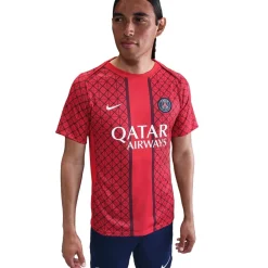 Football And Rugby Clothing*Nike Paris Saint Germain Pre Match Away Shirt 2025 2026 Adults in Red