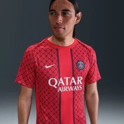 Football And Rugby Clothing*Nike Paris Saint Germain Pre Match Away Shirt 2025 2026 Adults in Red