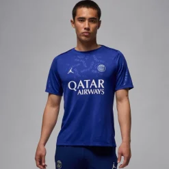 Football And Rugby Clothing*Nike Psg Pm Jersey Sn52 in Blue