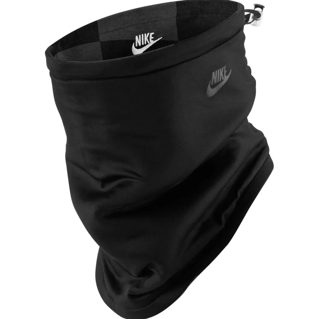 Gloves-Scarves-Umbrellas*Nike Reversible Club Fleece Printed Neckwarmer in Black