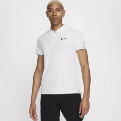 Polo Shirts*Nike Slam Dri Fit Adv Regular Fit Tennis Shirt in White