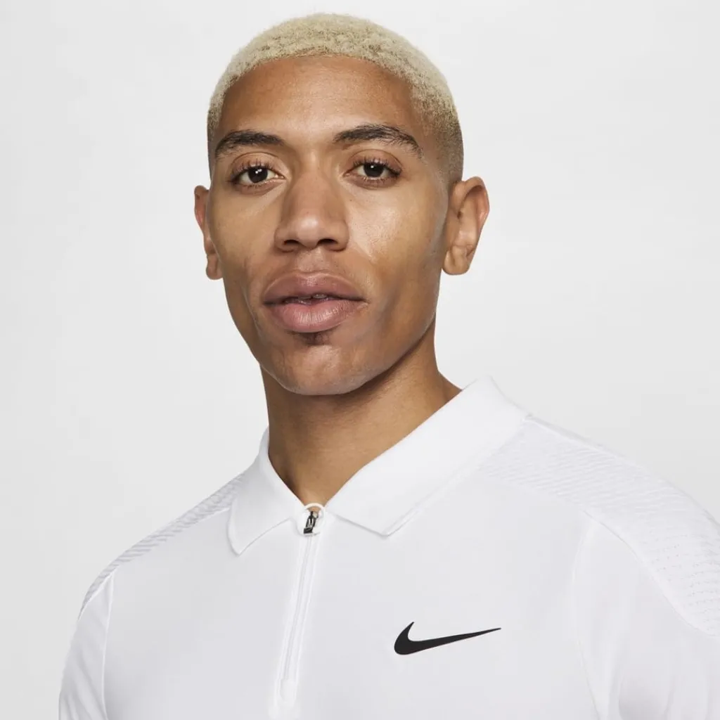 Polo Shirts*Nike Slam Dri Fit Adv Regular Fit Tennis Shirt in White