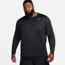 Fitness And Gym Tops*Nike Tee Legend Long Sleeve in Black