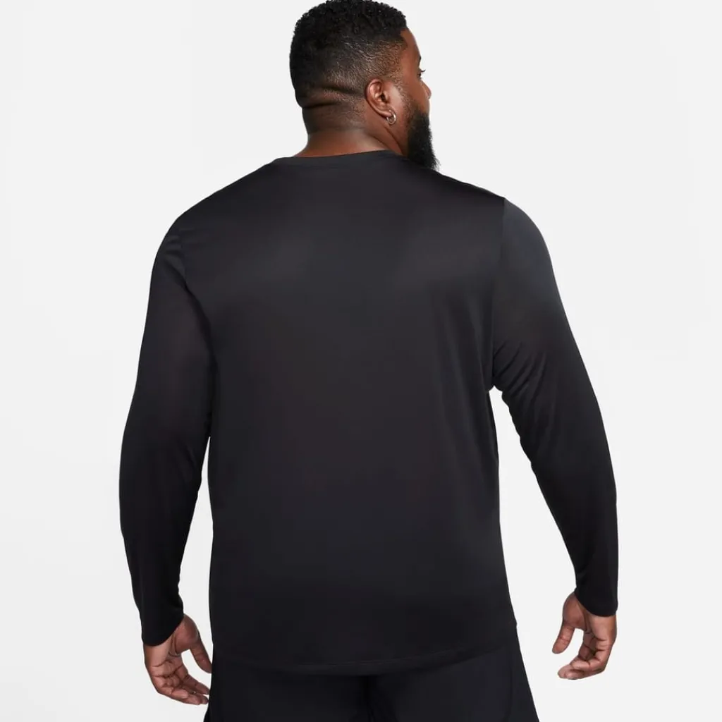 Fitness And Gym Tops*Nike Tee Legend Long Sleeve in Black