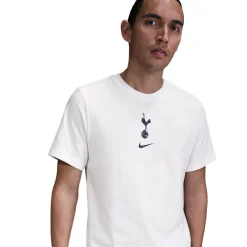 Football And Rugby Clothing*Nike Tottenham Hotspur Fc Crest T-Shirt Adults in White