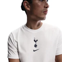 Football And Rugby Clothing*Nike Tottenham Hotspur Fc Crest T-Shirt Adults in White