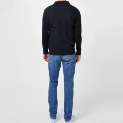 Knitwear*Norse Projects Zip Neck Regular Fit Sweatshirt in Blue