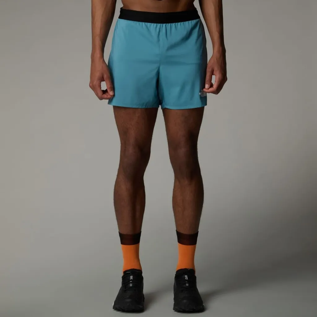 Fitness And Gym Shorts*North Face Breeze Algae Blue Running Shorts in Blue