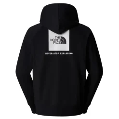 Hoodies*North Face Hooded Raglan Box Sweatshirt in Black