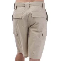 Shorts*Off White Buckle Cargo Shorts in Sand