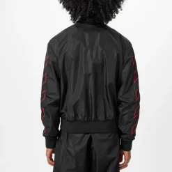 Tracksuits*Off White Diagonal Tracktop in Black
