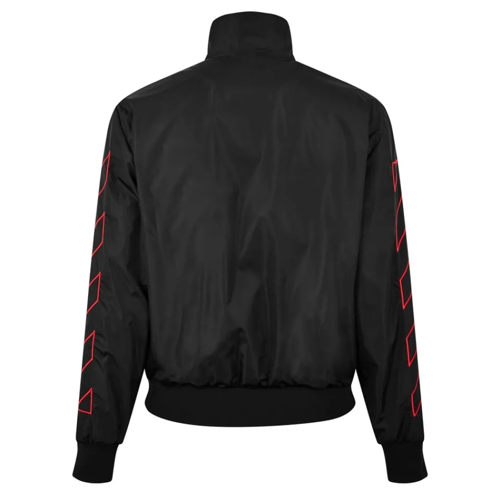 Tracksuits*Off White Diagonal Tracktop in Black