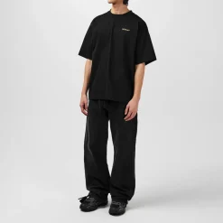 Jeans*Off White Diagonals Relax Jeans in Black