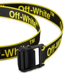 Belts*Off White Graphic Industrial Belt in Black