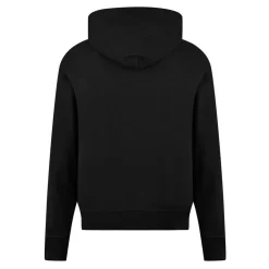 Hoodies*Off White Hooded Regular Fit Sweatshirt in Black