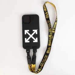 Assorted*Off White Ind Belt iPhone 12 Pro Max Case in yellow black