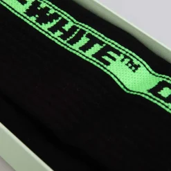 Underwear And Socks*Off White Industrial Belt Socks in black green