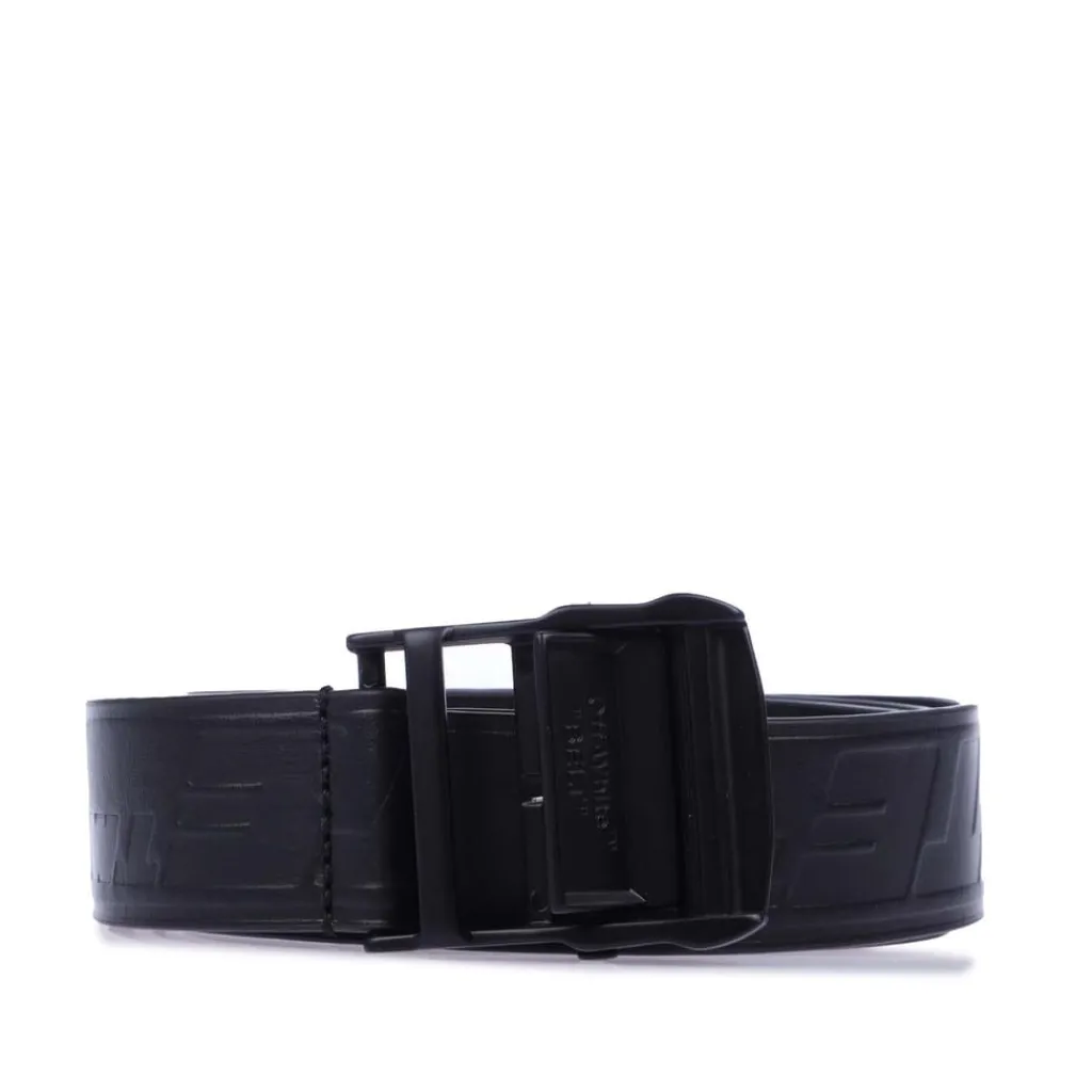 Belts*Off White Industrial Leather Belt in Black