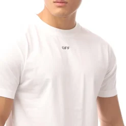 T-Shirts And Vests*Off White Logo Print T-Shirt in White