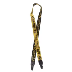 Belts*Off White Mask Ind Belt in yellow black