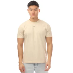 T-Shirts And Vests*Off White Mens Stamp Slim T- Shirt in Beige