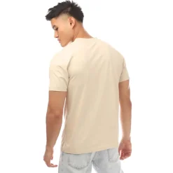 T-Shirts And Vests*Off White Mens Stamp Slim T- Shirt in Beige