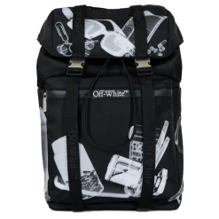 Bags*Off White Off Backpack in Black
