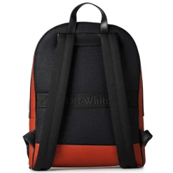 Bags*Off White Off Basket Bkpack in Orange