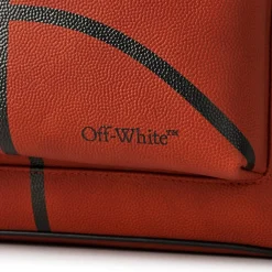 Bags*Off White Off Basket Bkpack in Orange