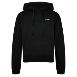 Hoodies*Off White Off Caravag Arw Hoody in Black