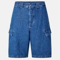 Jeans*Off White Off Denim Short in Multi