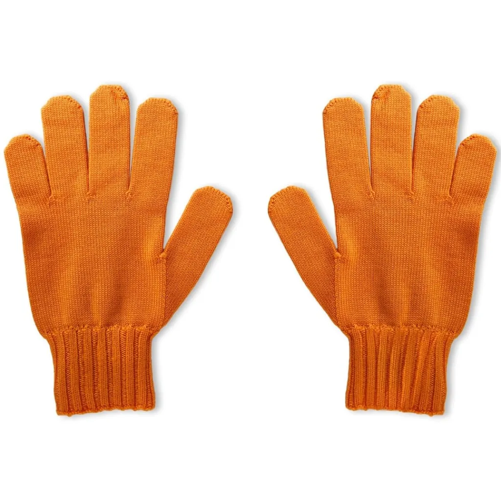 Gloves-Scarves-Umbrellas*Off White Off Em Logo Glv in Orange