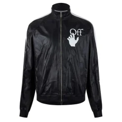 Tracksuits*Off White Off Hand Tracktop in Black