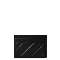 Wallets*Off White Off Logo Cardholder in Black
